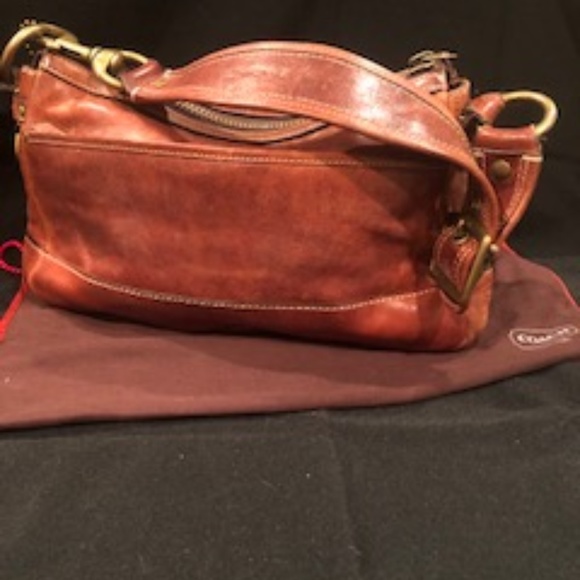 COACH - Cognac Colored Leather Purse - Picture 3 of 3